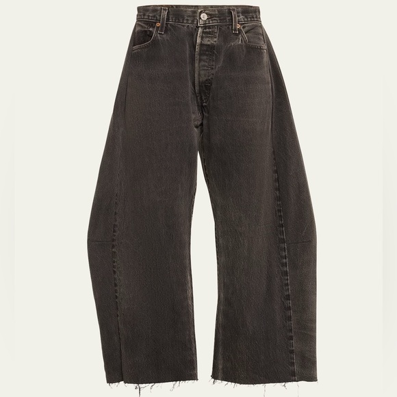 B Sides Lasso Levi's Denim Jeans VINTAGE BLACK Barrel 32 - Picture 4 of 14